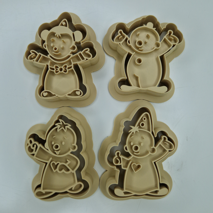 Bumba en vriendjes koekjesvormen