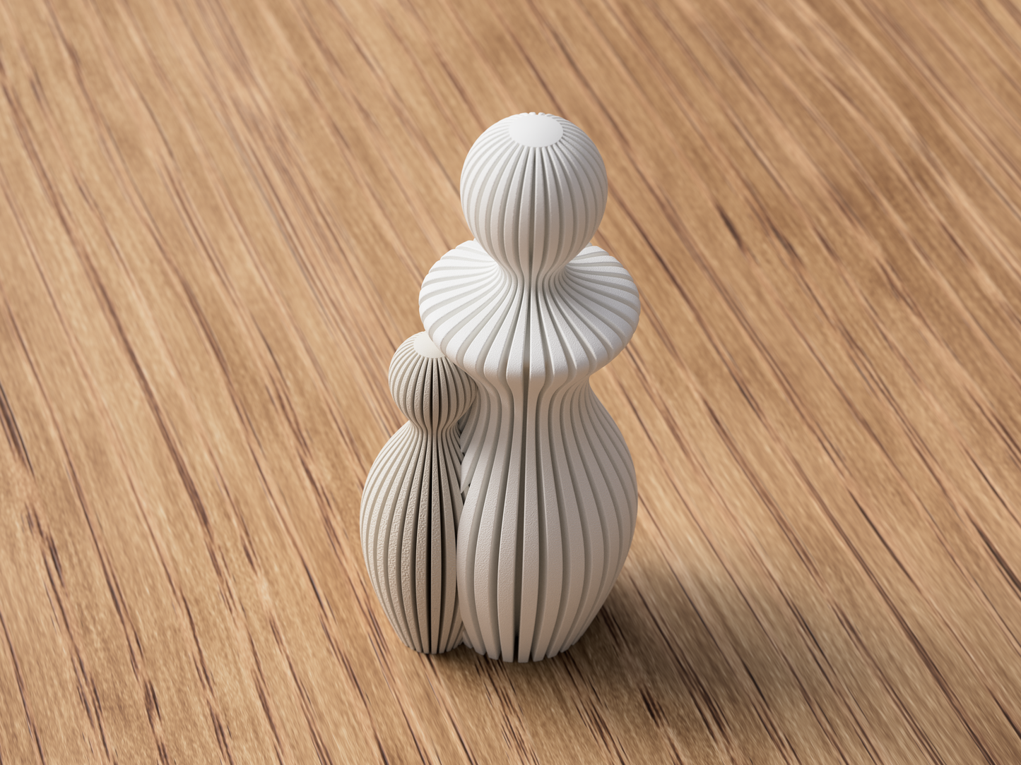 Familiebeeldje Mama met kindjes