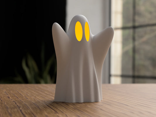 Vrolijk spookje voor theelichtje