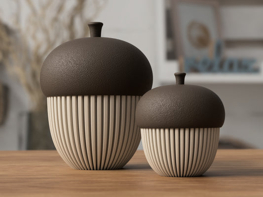 Eikel theelicht decoratie
