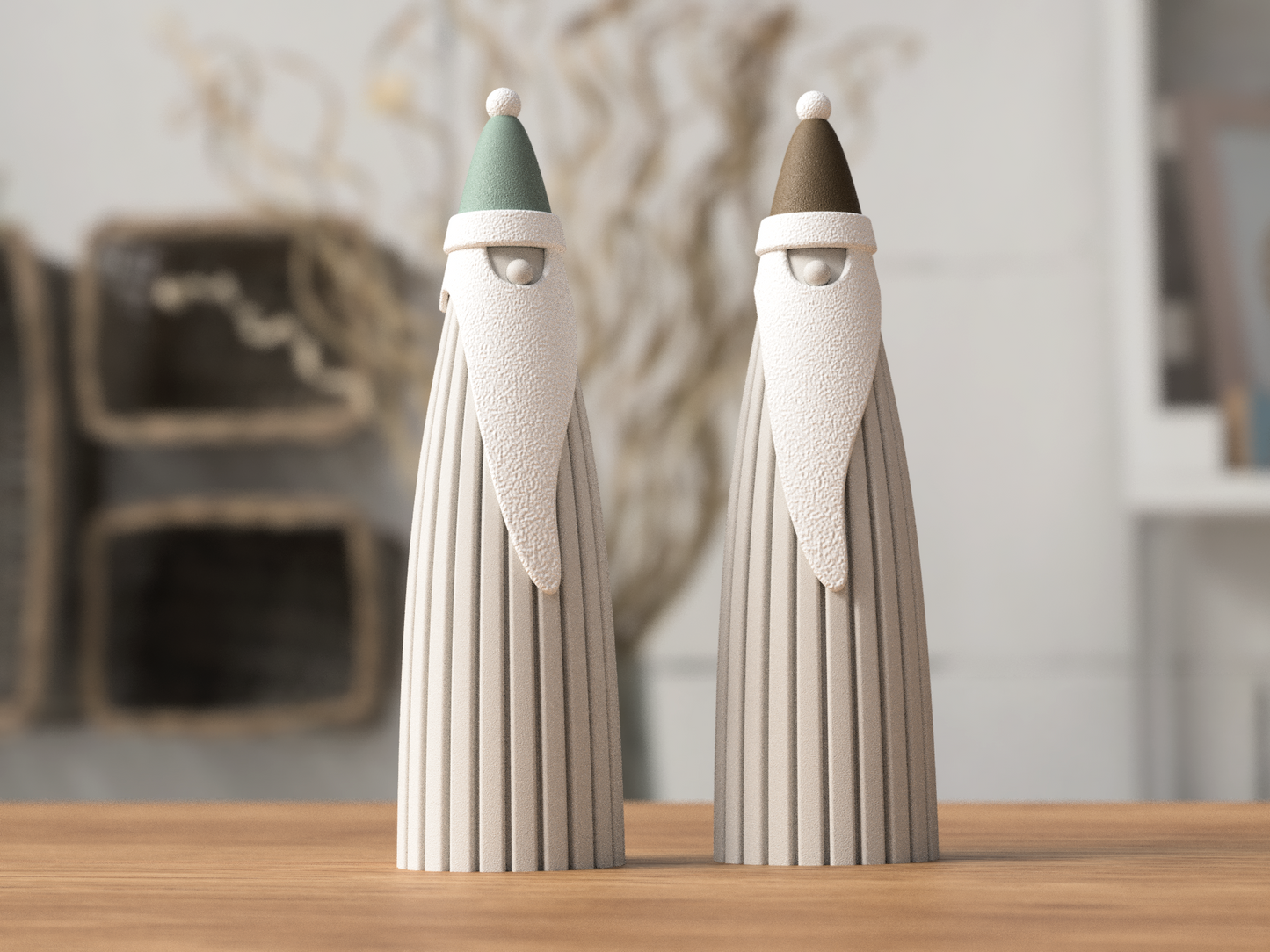 Minimalistische kerstman